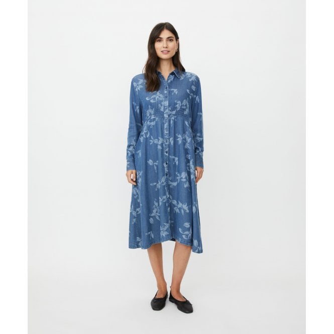 MASAI MaNorvinu Floral Print Denim Dress