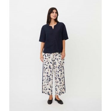 MaPriselli Floral Print Trousers