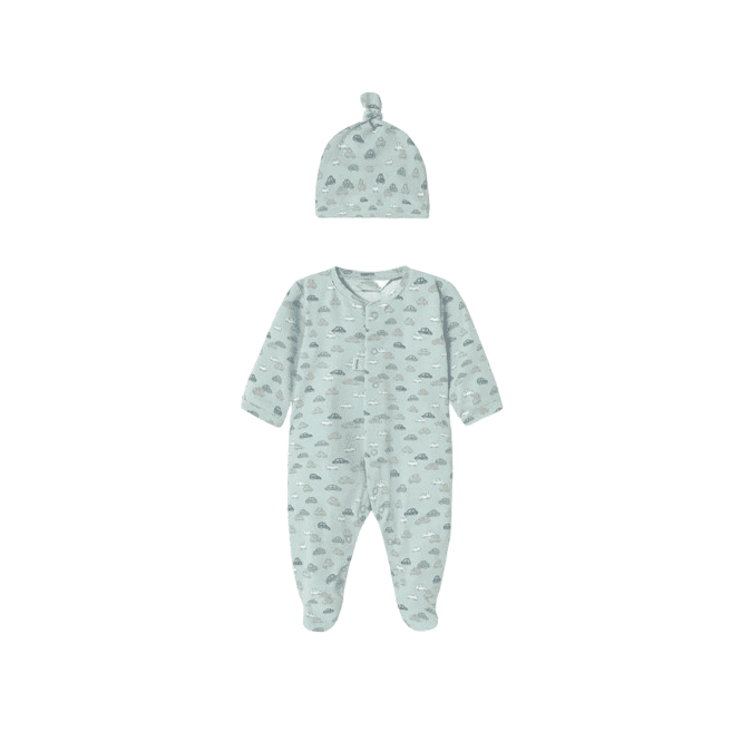 Mayoral Long onesie with hat