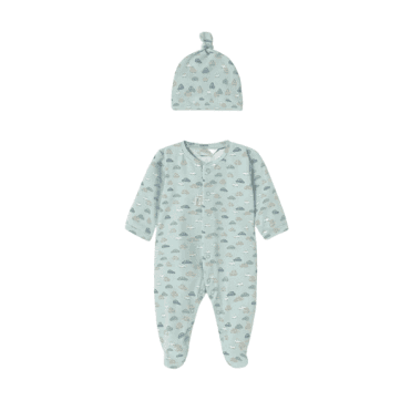 Long onesie with hat