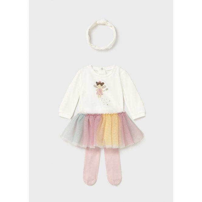 Mayoral Newborn 3 Piece Tutu Set