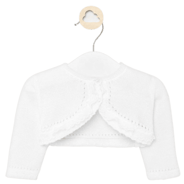 Rebecas White Ceremony Cardigan