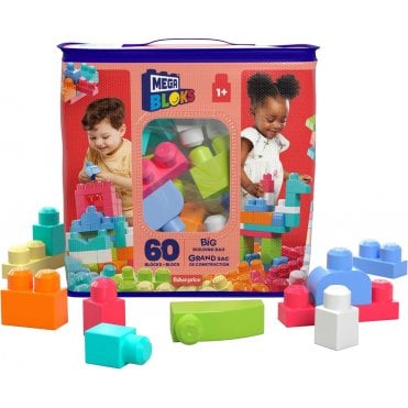 Mega Bloks Big Buildng Bag 60pcs Pink