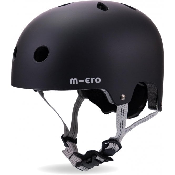 Micro Scooters Black Matt Helmet Small (48-54cm)