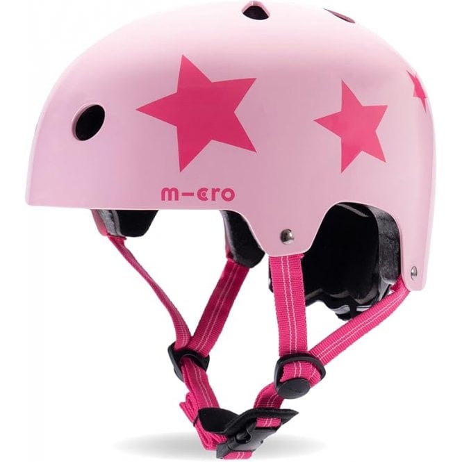 Micro Scooters Star Pink Printed Helmet Small (48-54cm)