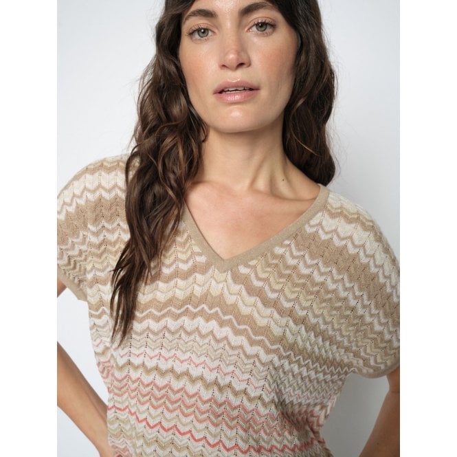 Mos Mosh MMShani Zig-Zag Knit Top