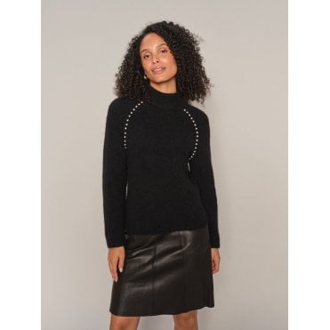 MMZora Bead highneck knit