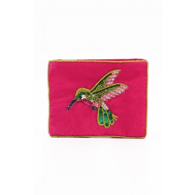 My Doris Pink Hummingbird Small Pouch