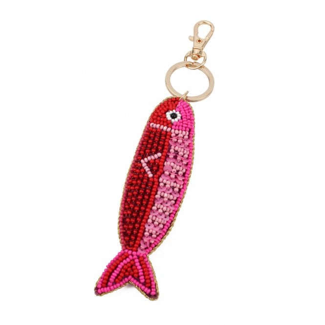 My Doris Red & Pink Fish Keyring/Bag Charm