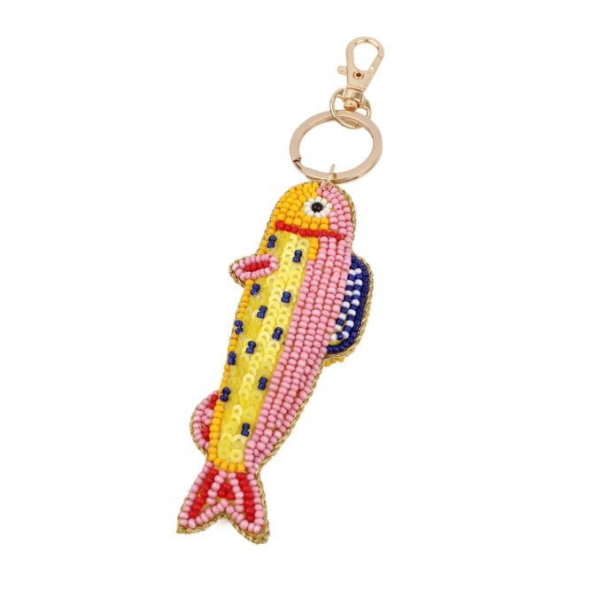 My Doris Yellow & Pink Fish Keyring/Bag Charm