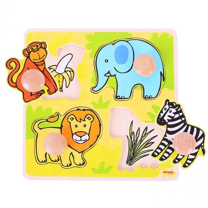 Bigjigs My First Peg Puzzle - Safari