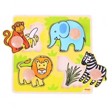 My First Peg Puzzle - Safari