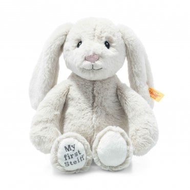 My First Steiff Hoppie Rabbit - Light Grey