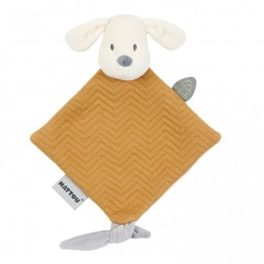 Nattou Charlie - Mini Doudou Jacquard Caramel