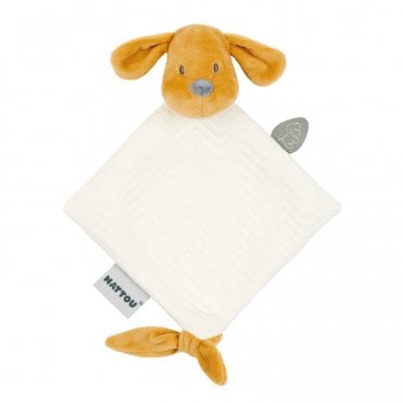 Nattou Charlie - Mini Doudou Jacquard Vanilla