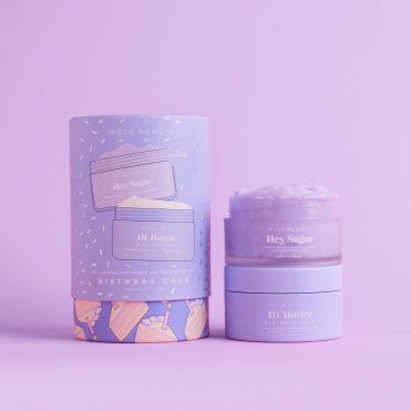 Birthday Cake Body Scrub + Body Butter Set (Discovery Set 100 ml each)