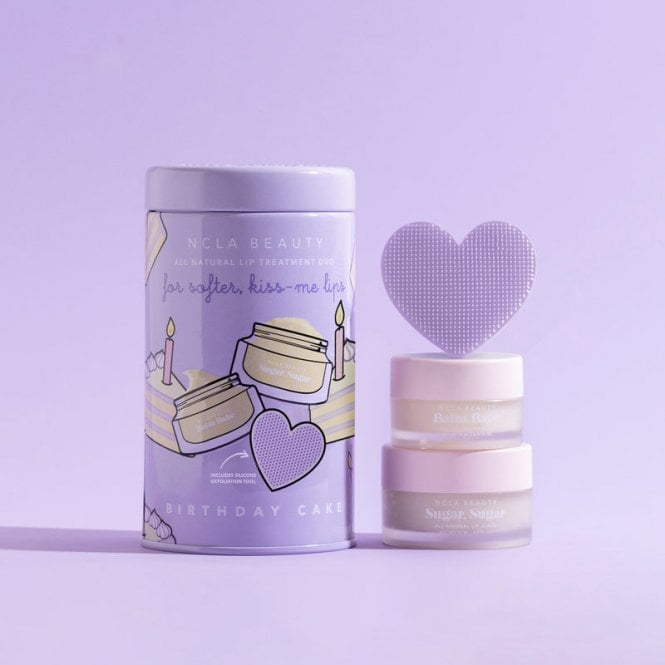 NCLA Birthday Cake Lip Care Duo + Lip Scrubber