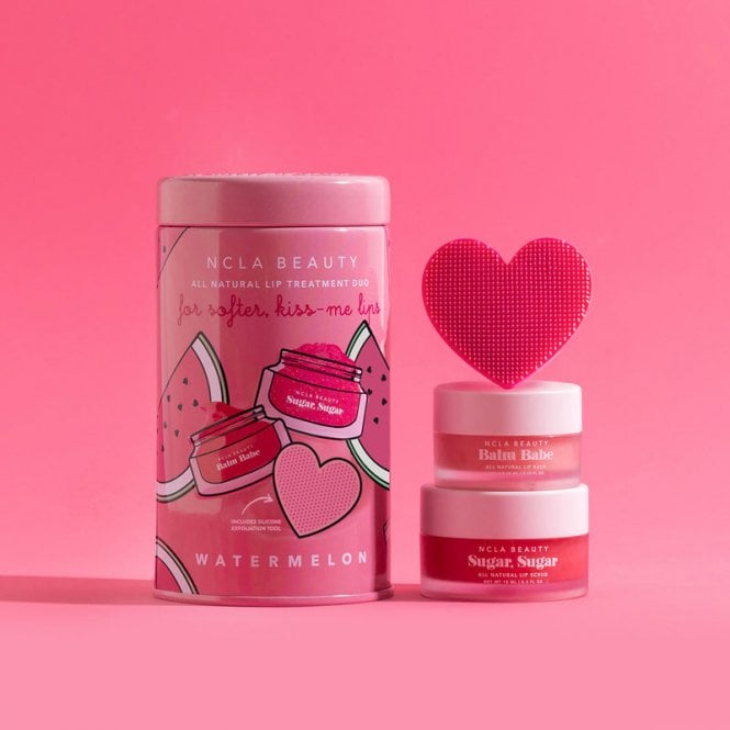 NCLA Watermelon Lip Care Duo + Lip Scrubber