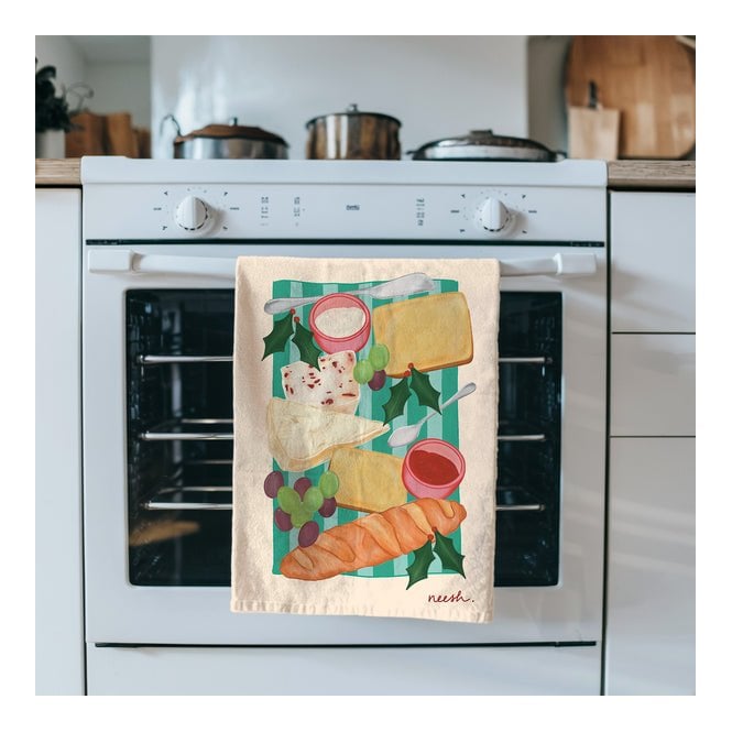 Neesh Home Cheeseboard Tea Towel