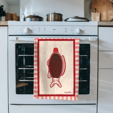 Soy Sauce Fish Tea Towel