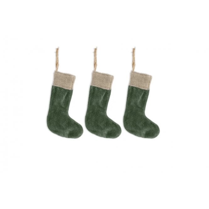 Nkuku Karru Cotton Velvet Mini Stocking