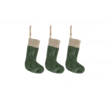 Karru Cotton Velvet Mini Stocking