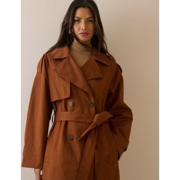Ericana Double-Breasted Trench Coat