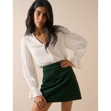 Russell Cord Patch Pocket Mini Skirt