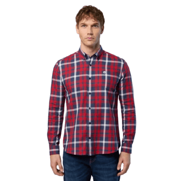 Checked flannel shirt