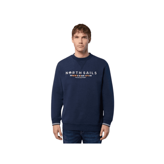 North Sails Sweatshirt With Flag Embroidery