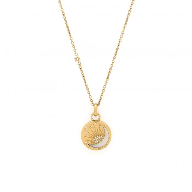 Olivia Burton Celestial - Celestial Sun Gold Plated Pendant Necklace