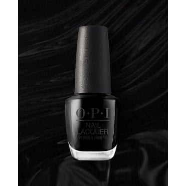 Lady in Black Nail Polish