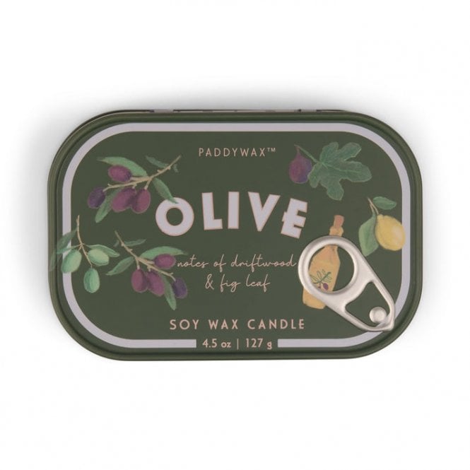 Paddywax Bistro 4.5 Oz Tin - Fig & Olive