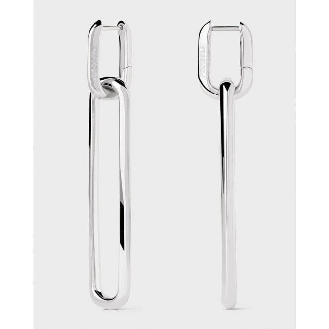 PDPAOLA Rodeo Drop Silver Earrings