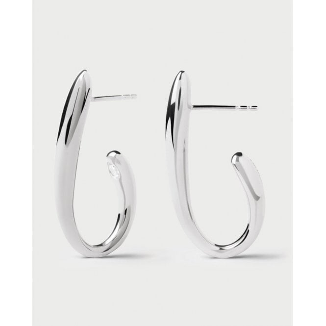 PDPAOLA Volta Silver Hoops