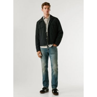Cash Straight Fit Mid-Rise Jeans