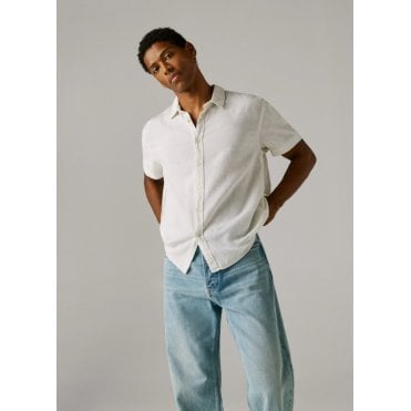 Percy Garment Dyed Short Sleeve Shirt