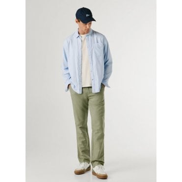 Pull On Comfort Linen Chino Trousers