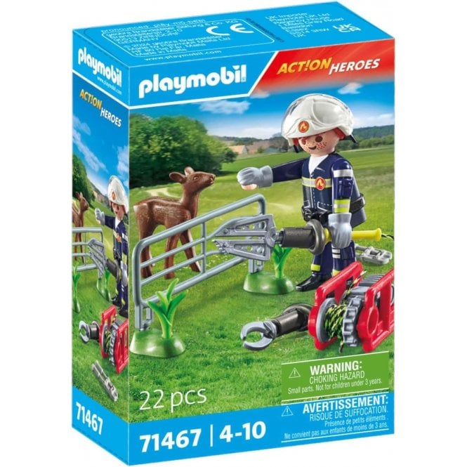 Playmobil Action Heroes: Firefighting Mission: Animal Rescue