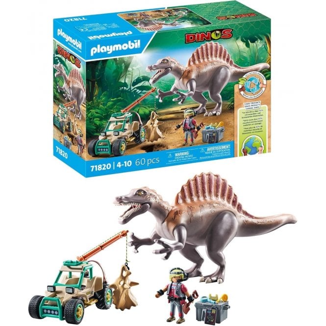 Playmobil Dinos Spinosaurus Attack at Dinosaur Excavation