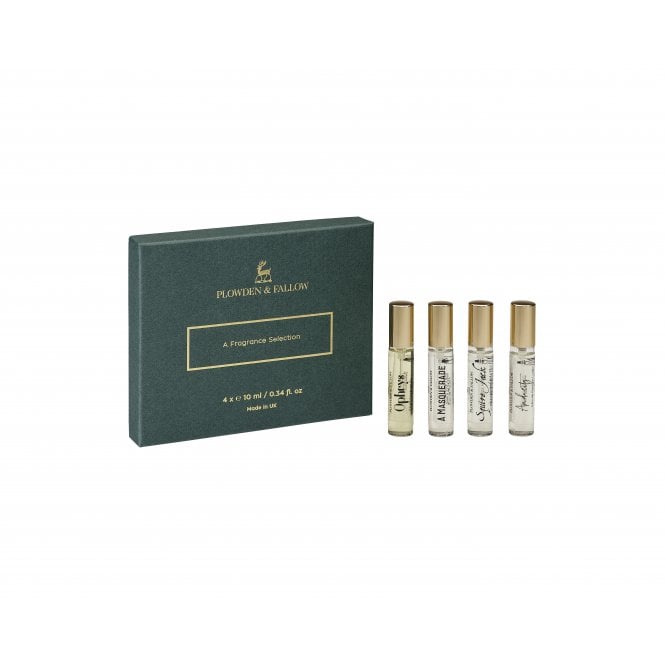 Plowden & Fallow Eau de Parfum Fragrance Sample Set | 4x10ml