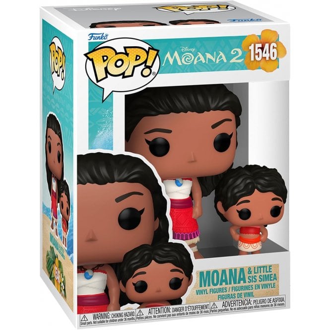 Pop! Vinyl Funko Pop! & Buddy: Moana 2 - Moana & Simea