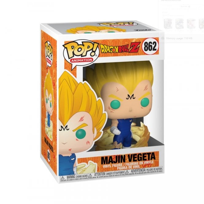 Pop! Vinyl POP Animation: DBZ S8- Majin Vegeta