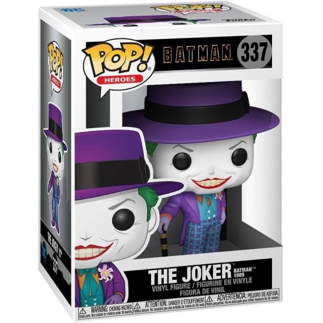 Pop! Vinyl POP Heroes:Batman 1989-Joker w/Hat w/Chase