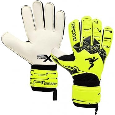 Precision Junior Fusion X Flat Cut Essential GK Gloves