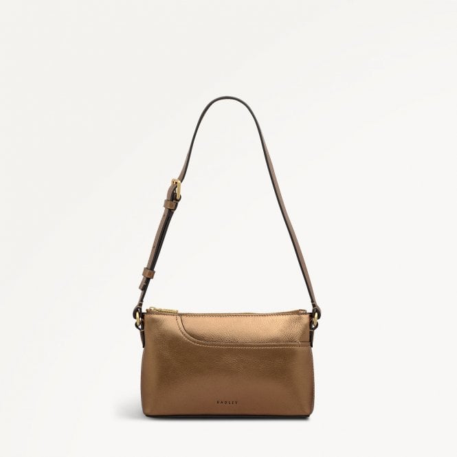 Radley Pockets Metallic Mini Ziptop East-West Shoulder Bag