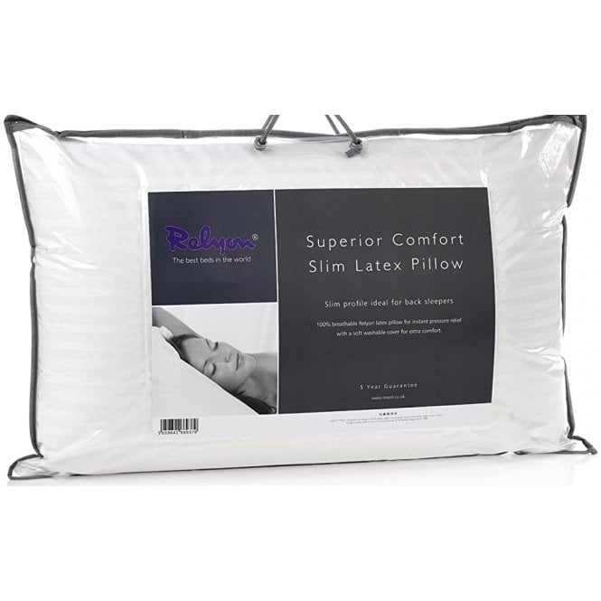 Relyon Superior Comfort Slim Latex Pillow
