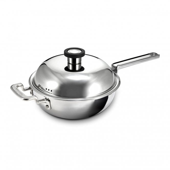 Robert Welch 316 Series Cookware Bright Wok With Lid