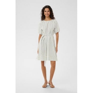 RajaSZ Striped Textured Dress