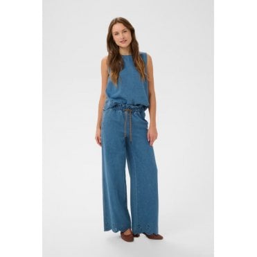 RozlynnSZ Denim Wide Leg Pants
